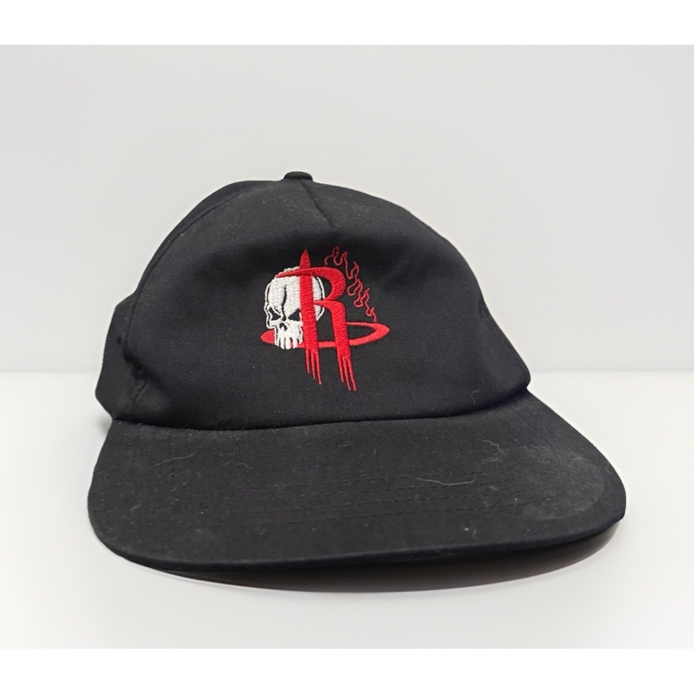 WARREN LOTAS x Houston Rockets NBA Snapback Hat LIMITED EDITION SKULL BASKETBALL